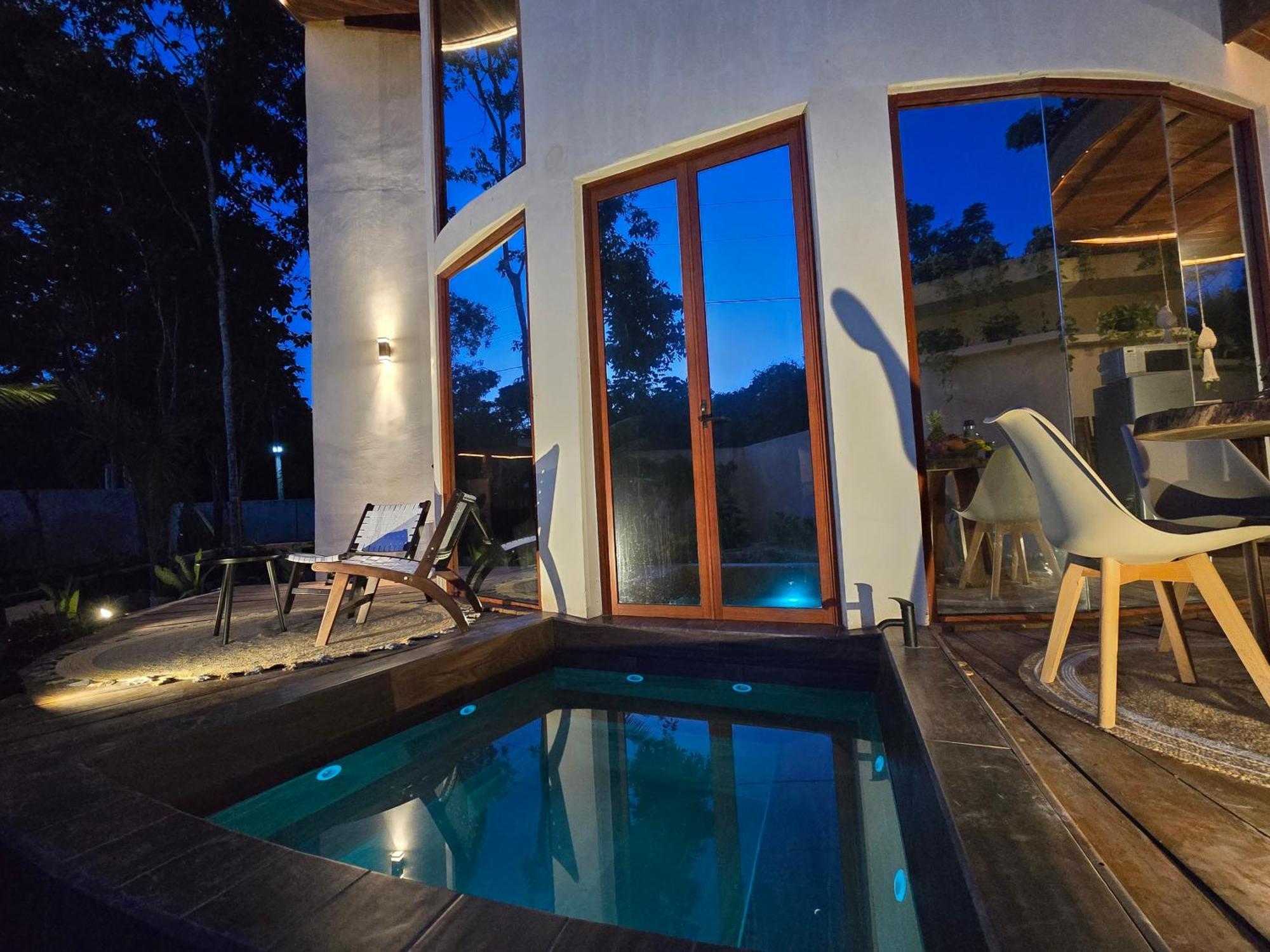 Villa Con Jacuzzi En Bacalar Buenavista  エクステリア 写真