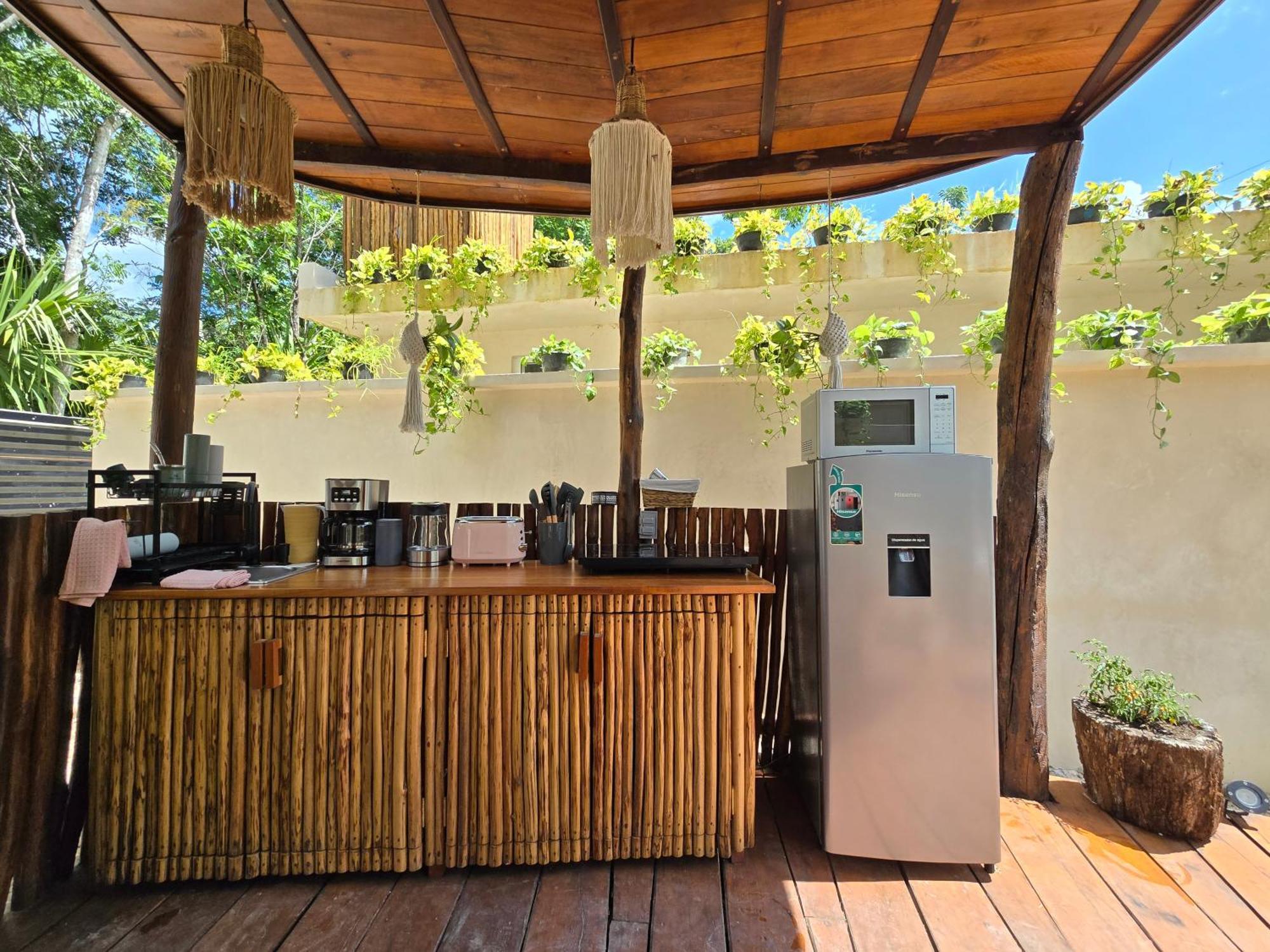 Villa Con Jacuzzi En Bacalar Buenavista  エクステリア 写真